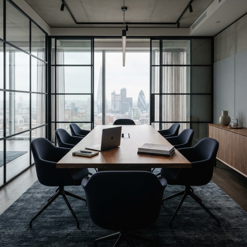 The Tax Artists office — a calm, well-appointed meeting room